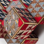 Sanford Biggers Instagram - “Sanford Biggers” opens today @massimodecarlogallery Beijing🥂 The exhibition is on view until 10.12.22 “Master Key”, 2022 Antique quilts, birch plywood, gold leaf. 18 x 26 1/2 x 13 in 45.7 × 67.3 × 33 cm #studiosanfordbiggers #chimera #quilting #art #history #hongkong #sanfordbiggers Beijing, China