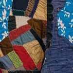 Sanford Biggers Instagram - 👁 The Surveyor (Bruce's Beach), 2021 Antique quilts, assorted textiles, acrylic on felt. 66 x 27 ins167.64 x 68.58 cm #studiosanfordbiggers #quilting #history #antique
