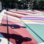 Sanford Biggers Instagram - Coming Soon @my_homecourt 🤫 Via @katemcn “Sneak peek of My HomeCourt's 2023 court mural designed by Sanford Biggers! Biggers will be in town tomorrow for a talk at RISD with MHC board member and this year's project curator Jamilee Lacy - you can register through the MHC website! Big thanks to our amazing production team at @elevated_thought #myhomecourt #sanfordbiggers #elevatedthought #providenceparks #artandbasketball #providencebasketball #providencerhodeisland Providence, Rhode Island