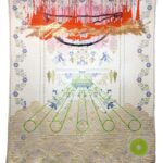 Sanford Biggers Instagram - 👁 Quilt 16 (Buddha Bless), 2013. Antique quilt, assorted textiles, acrylic, spray paint, silkscreen on muslin, 94.5 x 78.5 in. On view @speedartmuseum until June 26! #codeswitch #quilting #blackhistory #history #quiltart #studiosanfordbiggers Speed Art Museum
