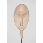 Sanford Biggers Instagram - Final days to 👁️ “Ancient Entanglements @wassermanprojects, featuring new and collaborative work by Brandon Clifford and Jo Lobdell of Matter Design, and myself. On view until December 17th 🙏🏿 Pictured: "Mask 3" by Sanford Biggers From his series of Janus Masks Carved Maple, steel rod Photo by @pdrearick Pictured: "Mask 2" by Sanford Biggers From his series of Janus Masks Carved Maple, steel rod Photo by @pdrearick   Pictured: "Mask 1" by Sanford Biggers From his series of Janus Masks Carved Maple, steel rod Photo by @pdrearick   #wassermanprojects #anciententanglements #closingsoon #studiosanfordbiggers #mitarchitecture #matterdesign #carvedwood #janus #masks Wasserman Projects