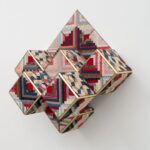 Sanford Biggers Instagram - 👁️ “Phantasos” at Booth B12 @marianneboeskygallery #artbaselmiami2022 Phantasos, 2022 Antique quilt, birch plywood, gold leaf. 53 3/4 × 54 1/2 x 26 in 136.5 × 138.4 × 66 cm #studiosanfordbiggers #quilting #history Art Basel Miami Beach
