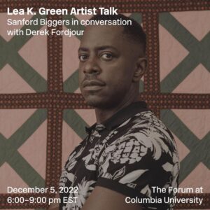 Sanford Biggers Instagram - 👑 @fordjourstudio 🙏🏿

Repost from @studiomuseum “Join us on December 5, 2022, at 6:00 pm EST at Columbia University for the seventh annual Lea K. Green Artist Talk, honoring artist Sanford Biggers, who will be in conversation with friend, artist, and educator Derek Fordjour.⠀
⠀
A 1999–2000 Studio Museum Artist-in-Residence program alum, Biggers (@sanfordbiggers) is a multimedia artist who works in sculpture, performance, painting, textiles, installation, and video. In this conversation, Biggers and Fordjour will delve into the artist's creative inspiration, process, and practice, as well as the importance of art programs at Historically Black Colleges and Universities (HBCUs).⠀
⠀
The Lea K. Green Artist Talk brings together exceptional artists and cultural luminaries annually for critical dialogues on art and society. Previous honorees for the Lea K. Green Artist Talk include Carrie Mae Weems (2016), Jordan Casteel (2017), Amy Sherald (2018), Dawoud Bey (2019), Hank Willis Thomas (2020), and vanessa german (2021).”⠀
⠀
Learn more and RSVP at the link in bio.