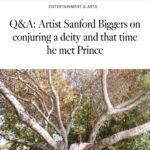 Sanford Biggers Instagram – 🙏🏿to @cmonstah for the beautiful interview for @latimes.
Thanks to @dania_maxwell for capturing the moment 📸 and @ocmamuseum for the invitation. 

#studiosanfordbiggers #ocma #latimes #sculpture OCMA / Orange County Museum of Art