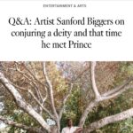 Sanford Biggers Instagram - 🙏🏿to @cmonstah for the beautiful interview for @latimes. Thanks to @dania_maxwell for capturing the moment 📸 and @ocmamuseum for the invitation. #studiosanfordbiggers #ocma #latimes #sculpture OCMA / Orange County Museum of Art
