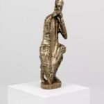 Sanford Biggers Instagram - Currently on 👁 @massimodecarlogallery Beijing BAM (For Keith), 2016 Bronze 18 × 5 1/2 × 3 1/2 in 45.7 × 14 × 9 cm #studiosanfordbiggers #BAM #massimodecarlo #hongkong #statue Beijing, China