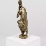 Sanford Biggers Instagram - Currently on 👁 @massimodecarlogallery Beijing BAM (For Keith), 2016 Bronze 18 × 5 1/2 × 3 1/2 in 45.7 × 14 × 9 cm #studiosanfordbiggers #BAM #massimodecarlo #hongkong #statue Beijing, China