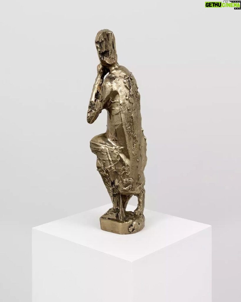 Sanford Biggers Instagram - Currently on 👁 @massimodecarlogallery Beijing BAM (For Keith), 2016 Bronze 18 × 5 1/2 × 3 1/2 in 45.7 × 14 × 9 cm #studiosanfordbiggers #BAM #massimodecarlo #hongkong #statue Beijing, China