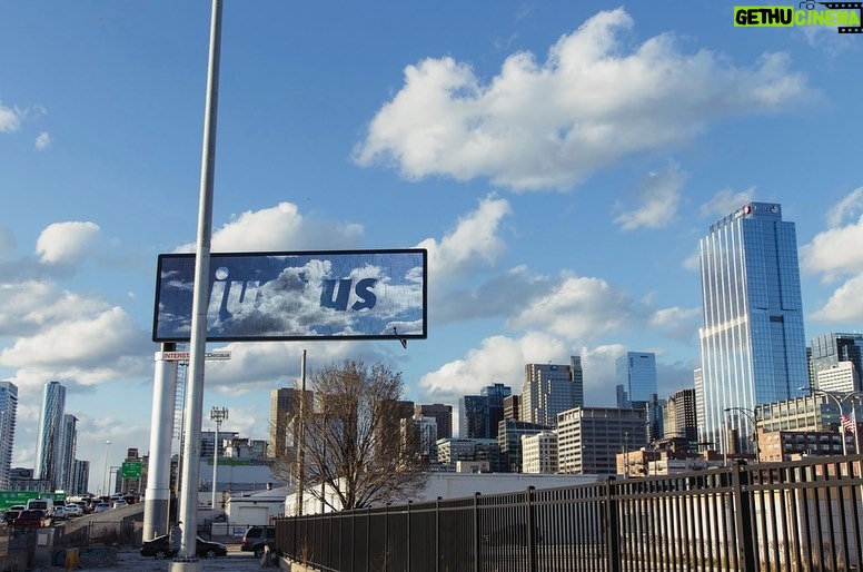 Sanford Biggers Instagram - Last weekend 'Just Us' was featured in EXPO CHICAGO's OVERRIDE | A Billboard Project - a citywide public art initiative in collaboration with the City of Chicago’s Department of Cultural Affairs and Special Events (DCASE.) Placing artwork within this public context and the broader presentation of billboard advertising, OVERRIDE takes its name from industry terminology referring to the continuation of an outdoor advertising program beyond a contracted period. Fully integrated into the language of advertising and local familiar signage, each of the works included within the OVERRIDE program present the opportunity for local and international artists to intercept and push the boundaries of how visual culture is disseminated in our increasingly image-based environment. This project is made possible by a collaboration with the Chicago Digital Network to exhibit artwork on all CDN billboards and "CIPs" in the Central Business District of Chicago. @expochicago @chicagodcase @moniquemeloche #publicart #sanfordbiggers #chicagoart 📸 Photo Credit: Faith Decker 📝 @marianneboeskygallery #justus Chicago Central Business District
