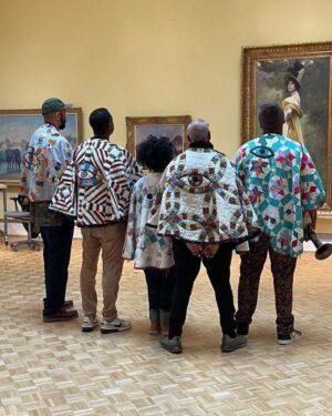 Sanford Biggers Instagram - 🙏🏿 to the @chazenartuw @remancipationproject @maskconsortium for an incredible week!

@richmedina @keyonharrold @pharoahemonch @lynoregalore @wildcatebonybrown @nurihazzard @moonmedicin @wideawakes @visualeyz 

#remancipation #quilting #history #blackhistory #remancipationproject