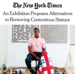 Sanford Biggers Instagram - So excited to share this project with you all! Thank you @chazenartuw, University of WI Madison, Amy Gilman, @maskconsortium, @keyonharrold, @pharoahemonch, @wildcatebonybrown, @lynoregalore, @richmedina @debtcullen @siddarthamitter

🙏🏿: @nytimes 
📸: @mary.kang