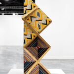 Sanford Biggers Instagram - 🚨UPCOMING EXHIBITION🚨 @davidcastillogallery May- June 2023 Archetype, 2021 Ceramic, Baltic birch, gold leaf 54.50h x 38.50w x 18.50d in #DavidCastillo #studiosanfordbiggers