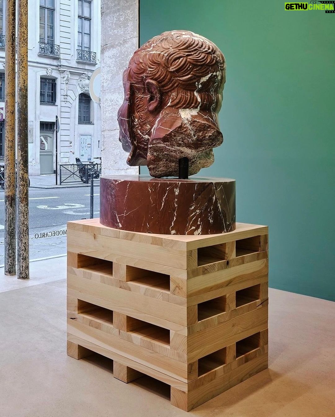 Sanford Biggers Instagram - ๐๏ธ Tiresias @massimodecarlopieceunique on view until tomorrow. Tiresias, 2023 Marble 181 ร 75 ร 75 cm / 71 1/4 ร 29 1/2 ร 29 1/2 inches Currently on view at @massimodecarlopieceunique #StudioSanfordBiggers #MASSIMODECARLO Rue de Turenne