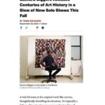 Sanford Biggers Instagram - I’m delighted to share this article from @artnews! A big thanks to ✏️ @tessa.sol, 📸 @christophergarciavalle, and to all of you have come out to support my shows at @moniquemeloche and @marianneboeskygallery these last few weeks 🙏🏿