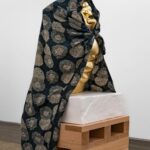 Sanford Biggers Instagram – ๐๏ธ Oneroi (Relic 1)
Back to the Stars is on view through October 28 โจ
Oneroi (Relic 1), 2023.
Cast marble, assorted textiles, mixed media, gold leaf on custom cedar plinth, unique within a series
36 x 22 x 19 in
Plinth: 30 x 22 x 26 in
#studiosanfordbiggers #chimera #sculpting #history #quilting #hybrid #histories Monique Meloche Gallery