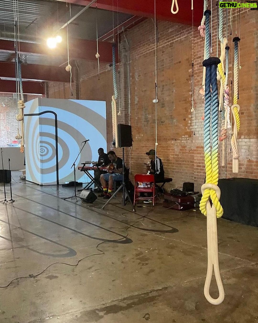 Sanford Biggers Instagram - Time for some โจ๐๐ I am hyped to be part of this amazing project celebrating the imitable trailblazer Sun Ra, and humbled to be included with @moonmedicin @richmedina @visualeyz @jahisundance @guyroutte @martinluthermccoy & @schmtcs_ โExplore the process behind the music and take a look behind the scenes at Moon Medicin. Are you inside their creative realm yet? It's always a pleasure to witness them in action - Sanford Biggers and Moon Medicin in their element, crafting tracks that are as thought-provoking as they are melodious.โ @redhotorg Listen to Nuclear War - The Remixes A Out now -๐ in bio #moonmedicin #martinluther #markhi nes #jahisundance #richmedinamusic #redhot #nuclear war #music #sunra #nuclearwarremix The Moon