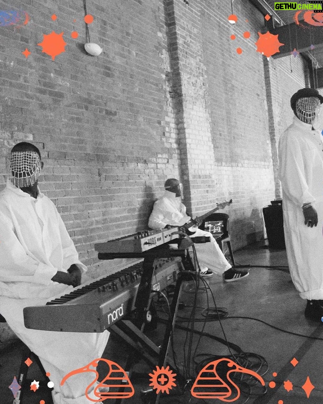 Sanford Biggers Instagram - Time for some โจ๐๐ I am hyped to be part of this amazing project celebrating the imitable trailblazer Sun Ra, and humbled to be included with @moonmedicin @richmedina @visualeyz @jahisundance @guyroutte @martinluthermccoy & @schmtcs_ โExplore the process behind the music and take a look behind the scenes at Moon Medicin. Are you inside their creative realm yet? It's always a pleasure to witness them in action - Sanford Biggers and Moon Medicin in their element, crafting tracks that are as thought-provoking as they are melodious.โ @redhotorg Listen to Nuclear War - The Remixes A Out now -๐ in bio #moonmedicin #martinluther #markhi nes #jahisundance #richmedinamusic #redhot #nuclear war #music #sunra #nuclearwarremix The Moon