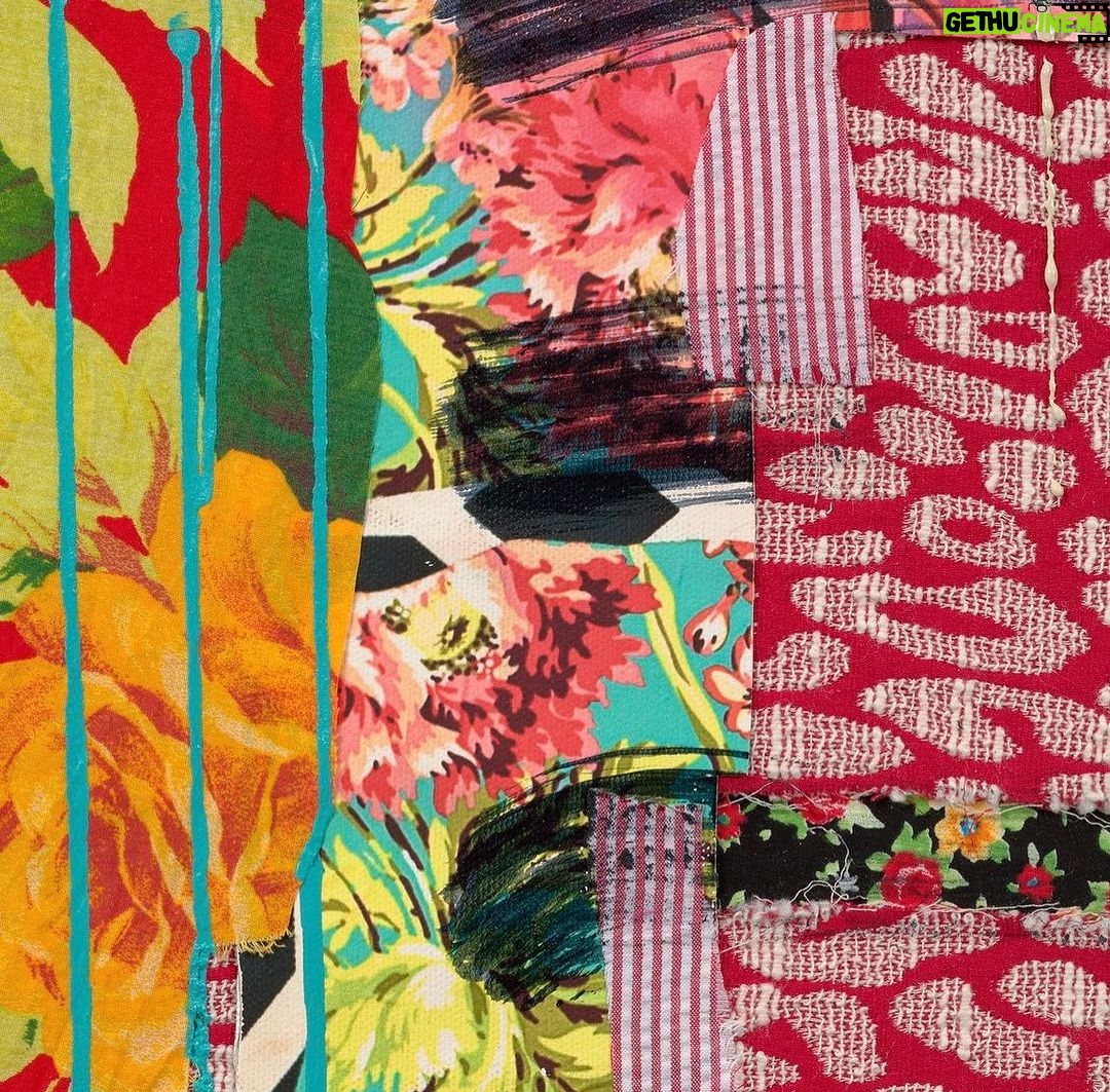 Sanford Biggers Instagram - 👁️ Sow (2023) “Sow” was recently on view @marianneboeskygallery Aspen. We have some more 🔥 coming September 7th 🤫 Sow, 2023, assorted textiles, mixed media on archival paper #quilting #history #sow #studiosanfordbiggers #MarianneBoeskyGallery #MarianneBoeskyGalleryAspen #SanfordBiggers Marianne Boesky Gallery