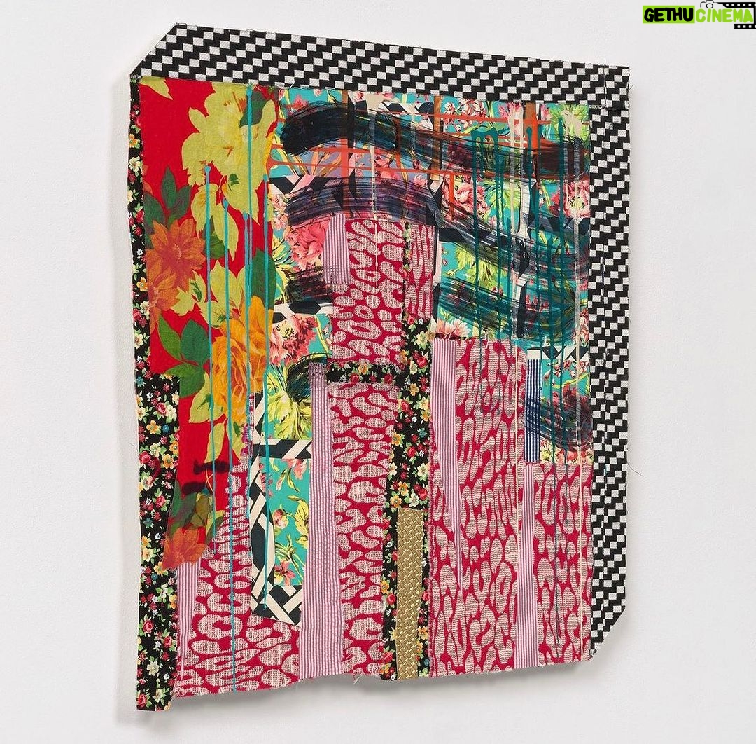 Sanford Biggers Instagram - 👁️ Sow (2023) “Sow” was recently on view @marianneboeskygallery Aspen. We have some more 🔥 coming September 7th 🤫 Sow, 2023, assorted textiles, mixed media on archival paper #quilting #history #sow #studiosanfordbiggers #MarianneBoeskyGallery #MarianneBoeskyGalleryAspen #SanfordBiggers Marianne Boesky Gallery