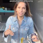 Sangita Patel Instagram - Back at it🥰 Another AWESOME salad - Cucumber salad w/ peanut butter dressing say what?! 🥒 Am I enjoying this…oh ya! Definitely try this as a side dish with your protein. Love finding healthy options that invigorates your taste buds 🥰 Thanks @littlefatboyfrankie for the idea! Enjoyed every bite! #CookinWSangi #cucumbersalad #ChilliCrisp #salad