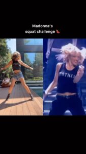 Sangita Patel Instagram - It’s #FITNESSTUESDAY !!! Long weekend vibe! Bowing down to the legend @madonna - are👏🏽you👏🏽kidding me, deep squats in heels and performing, wow, just wow! My calves are killing me 😂 My kids don’t start school till tomorrow, wishing those who are heading out today, good luck! @brian.rozario challenge completed 💪🏽 #SquatChallenge #MOTIVATE #fun inspired by @zulethbanda 🥰
