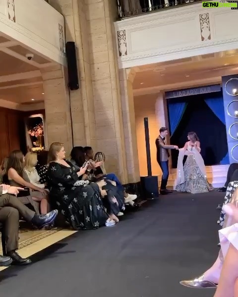 Sangita Patel Instagram - That’s ME! On the catwalk, representing 💪🏽 When @vickymilner6 asked me to walk the runway in an Asian design I couldn’t have been more proud. Full circle with @lotusbloomofficial who dressed my girls for wedding season, how this relationship has flourished! So proud and happy for you. Now, This DRESS, insane and heavy! Funny story - the dress was so heavy I had a a beautiful male model help me down the stairs and then the MUSIC, got me pumped so you know me…I danced (swipe left) thanks @amandabrugel 💃🏽 Thank you to all those who came out to support lil ole me, meant so much😊 #MomentsIWillCherish #CanadianFashion @fairmontroyalyork 🥰 Fairmont Royal York