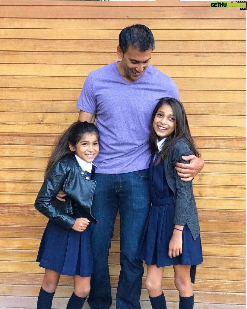 Sangita Patel Instagram - They are growing, I am shrinking 😂 First day of school today in this heat! Stay hydrated :) Ava heads to Gr. 11 and my Shyla off to Gr. 8 ahhhh! Getting all 🥹 looking back at photos…it’s truly an honour to see them become their own ❤️ Oh and umm, I made socks and slippers cool okay 🤦🏽‍♀️😂 #FirstDayOfSchool #BackAtIt #MamaIsSoProud