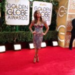 Sangita Patel Instagram – Tonight the Golden globes 🏆

My first red carpet was the Golden globes back in 2014. Love the vibe of this award show, everyone is excited there is champagne on the carpet! It’s a good time. 

It’s the first time I met my buddy The Rock 
Push-ups, push-ups 😂🤦🏽‍♀️ (slide 5) 
First time attending after parties with the nominees. Yup, that’s when I saw JLO and fell in love 😁

First time making Vogue’s best dress list for look #2 but also making the worst list! 

Okay, soo..which is your favourite look over the years?! 🤔 
A – my Julia Roberts moment
B – my short bob! Took a risk 
C – my Ariana Grande phase
D – Grecian flow
E – not sure but hey it was something 😂

#GoldenGlobes #Fashion #RedCarpet #Moments