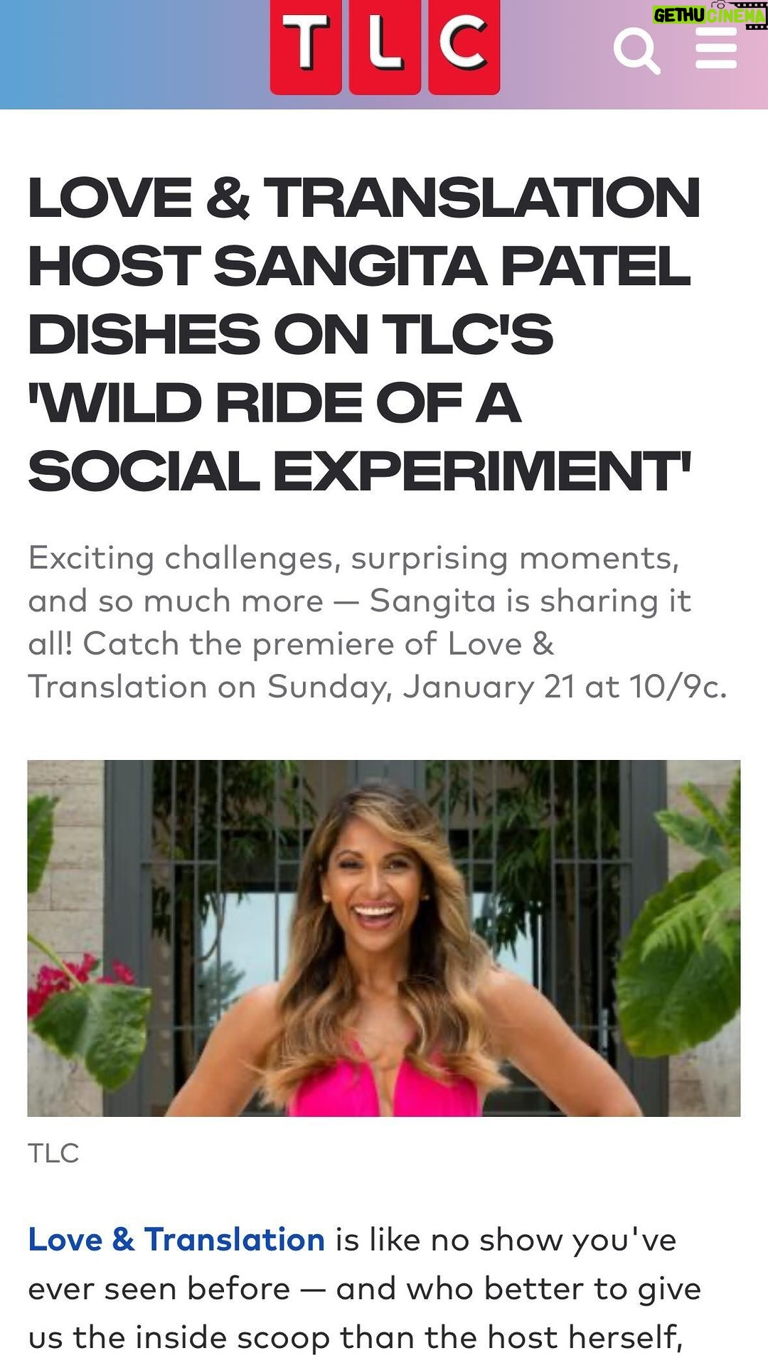 Sangita Patel Instagram - Press tour continues 🇺🇸 Talk about feeling a moment 🥰❤️ Whoa, first time being back at ET since the end of ET Canada...It felt like visiting family - The love and support of this team. It was special and I definitely took a beat - realizing why I love what I do - my passion of story telling, my passion of chatting with inspiring ppl❤️ Thank you LA…great quote I read “Believe you can and you’re halfway there.” – Theodore Roosevelt The best time with the guys @kahlil_haughton , @tripp_bromley , @realdylanhodge . This Sunday are you READDY?! @tlc #LoveAndTranlsation AND PEEPS, thank you for all the support and encouragement, man means the world to me 🥰 #NewChapter #PressTourInLA #Believe #Smile #Grateful