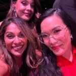 Sangita Patel Instagram – O-M-G It’s LENNY! Mr. rockstar Kravtiz 🔥 
Dude is ✌🏽 signing and there’s Morgan and I and others in the pic, epic! 
This trip was like:
Sangita: Hey Morgan wanna be my date, Morgan: Sure, for what? 
Sangita: The CCA awards….(pause) but in LA? 
Morgan: Sure
Sangita: booking tickets, it will take 8 hrs to get there
Morgan: Sure
Sangita: Let’s the adventure begin! Can we get shake shack?😂
Morgan: Sure 🥰
Luv ya @morganhoff going with the flow! 

The night was inspirational to see incredible talent, including Jamie Fox

And YES Lenny smells great 😂

#OneNightInLA #EpicNight #SanAndMorAdventures Los Angeles, California