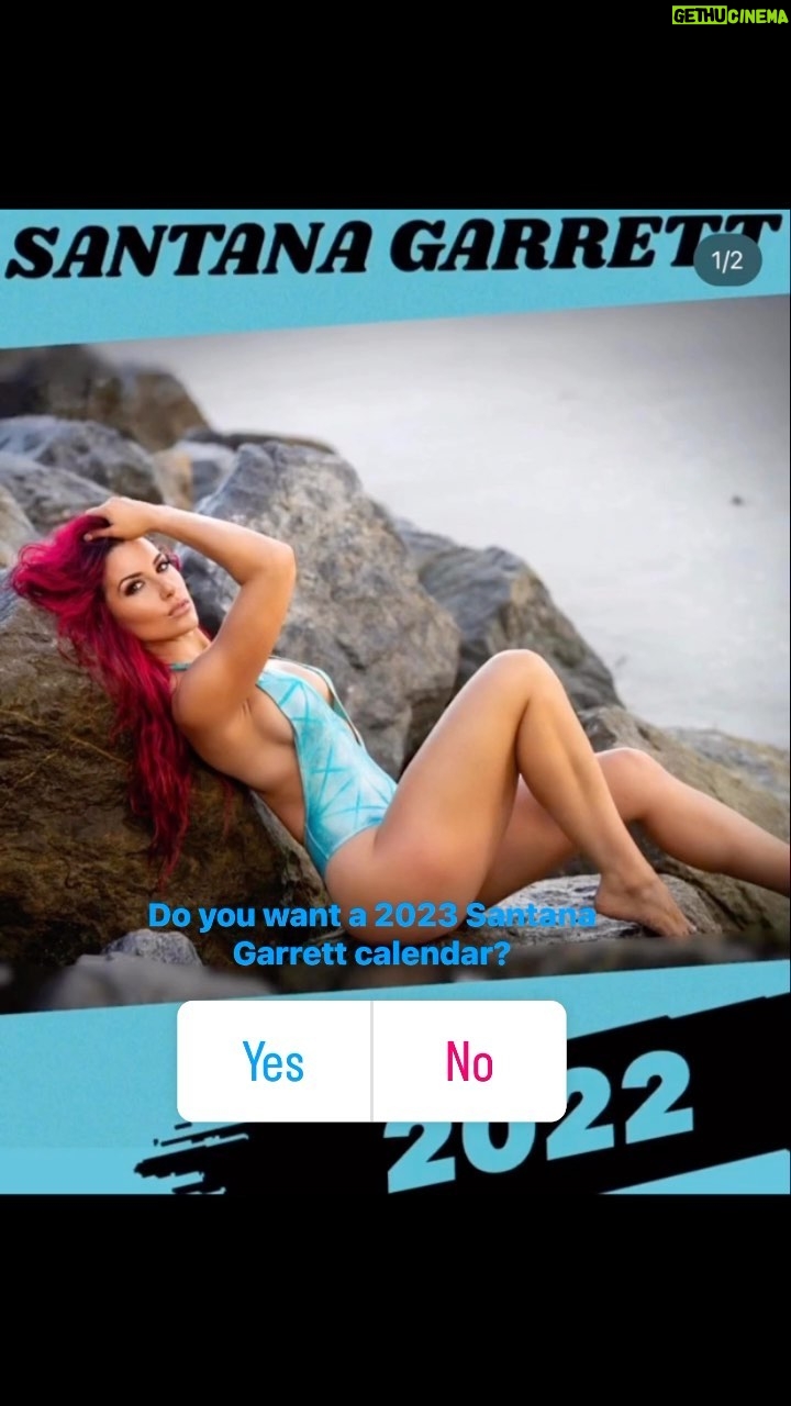Santana Garrett Instagram - To make or not to make..that is the question.. π€·ββοΈ Show of hands, who wants a 2023 Santana Garrett calendar? ππ»ββοΈππΎππΌββοΈ #Merch #prowrestling #womenswrestling #2023