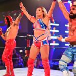 Santana Garrett Instagram - ✨YPO MANIA 2022✨ Graphics: @davidwalterart Photography @tusslemania #YPO #FullSail #ProWrestling #Charity #YPOOrlando Full Sail University