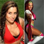 Santana Garrett Instagram - Then & Now..✨ FUN FACT: My 1st set of “GEAR” was my sister’s 2 piece red bathing suit that had a fold over waist band. Paired w/ a black sports bra and stretchy shorts.. oh..& can’t forget the bangle bracelets for my entrance wear.. 😆👏😬 YOUR TURN: tell me a story about something from your past.. ☺️ #thenandnow #beforeandafter #santanagarrett #womenswrestling #evolution #potd #igdaily #wow #superhero Orlando, Florida