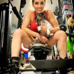 Santana Garrett Instagram - FRIYAAAAAAY! 🎉💃🏻🏖🕺 What is everyone up to this weekend? ☺️✨ #friday #weekend #weekendvibes #weekend #workout #homegym #dog #dogsofinstagram Winter Park, Florida