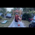 Santana Garrett Instagram - Bounce with it girl.. 🏀 (Third times a charm) 😜 . . #Reels #WeekendVibes #Welaka #basketball #beer #beerstagram #games #fun #reelsinstagram #sundayfunday #country Welaka Lodge & Resort
