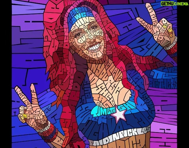 Santana Garrett Instagram - My Image..My Journey..My Career. ✨ 🎨 By the talented @curtiseppersonart *LIMITED* amount of prints available now for only $40. Signed by ME & the Artist. #linkinbio & on my story for the next 24 hours #buynow #limitededition #prints #artist #wordart #prowrestling #mosaic #santanagarrett Orlando, Florida