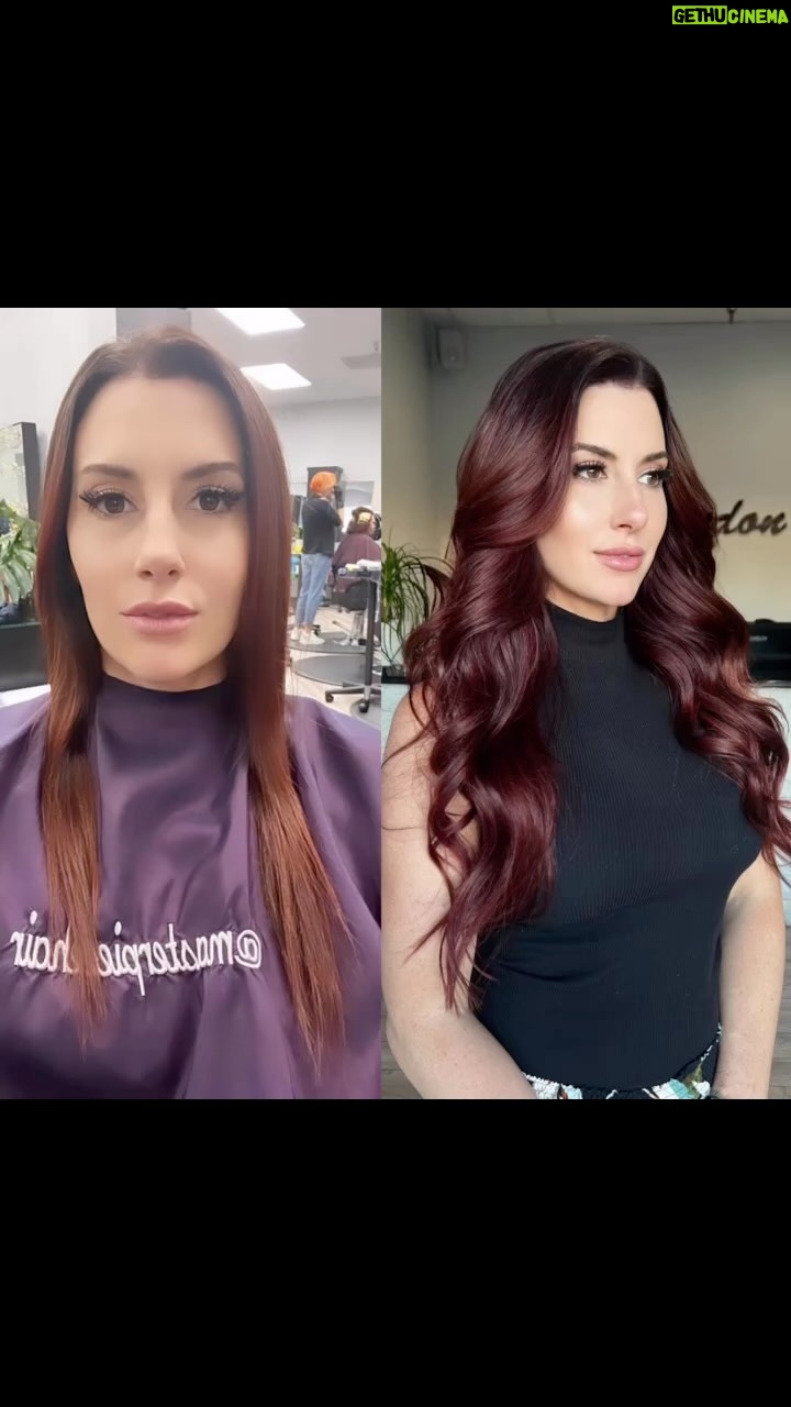 Santana Garrett Instagram - BIG hair, donβt care!! ππ»ββοΈπ€© what do we think of this hair transformation? ππ Hair Squad: @masterpiecehair @bohyme #HairGoals #hairtransformation #hair #hairextensions #bohyme #curls #redhead #getitgirl reel #hairreel