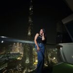 Sapna Choudhary Instagram - Towering over burj khalifa like a boss 👑 P.S - a view from a room! 🥹 #sapnachoudhary #desiqueen #thankgodforeverything