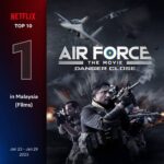 Sara Ali Instagram - Netflix : Globally Top 10 from Jan 23 - Jan 29, 2023. Thank you. 🙏🏽✨ #AirForceTheMovie #DangerClose #SelagiBernyawa
