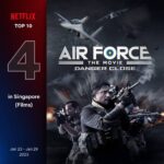 Sara Ali Instagram - Netflix : Globally Top 10 from Jan 23 - Jan 29, 2023. Thank you. 🙏🏽✨ #AirForceTheMovie #DangerClose #SelagiBernyawa