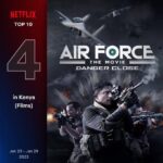 Sara Ali Instagram - Netflix : Globally Top 10 from Jan 23 - Jan 29, 2023. Thank you. 🙏🏽✨ #AirForceTheMovie #DangerClose #SelagiBernyawa