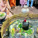 Sara Ali Khan Instagram – Jai Bholenath 🙏🏻🔱🥰❤️ Grineshwar Maha Jyotirlingam, Verul,