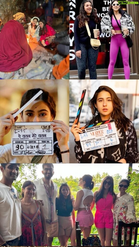 Sara Ali Khan Instagram - 2023 👋👋👋 Thank you for the movies, masti, mountains, mummy & many many loved ones 🥰 Gratitude 🙏🏻 Contentment ☮️ Bliss 💕 Manifesting pyaar, peace, Parivaar and pictures (& popcorn 🍿)👩‍👧👨‍👧‍👦🎥 Jai Bholenath 🌄🔱