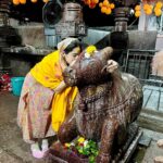 Sara Ali Khan Instagram – Jai Bholenath 🙏🏻🔱🥰❤️ Grineshwar Maha Jyotirlingam, Verul,