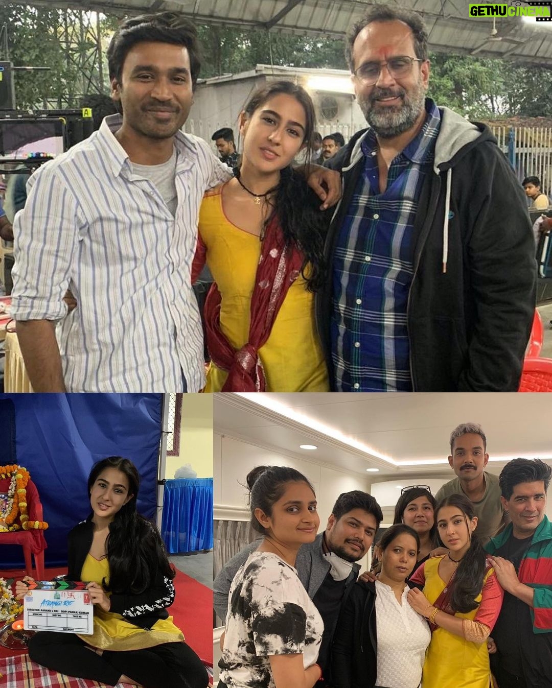 Sara Ali Khan Instagram - 2 years to Atrangi Re ๐๐๐ From before lockdown, in another time ๐ญ Bihar was Rinkus- she was mine ๐ซ So lucky that @dhanushkraja and @akshaykumar sir and I could align ๐ And make something so special, so divine โฎ๏ธ ๐ Thank you @aanandlrai for giving us so much love & making us shine โจ
