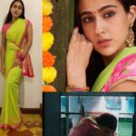 Sara Ali Khan Instagram - 2 years to Atrangi Re 💕💐💚 From before lockdown, in another time 💭 Bihar was Rinkus- she was mine 🫂 So lucky that @dhanushkraja and @akshaykumar sir and I could align 🙌 And make something so special, so divine ☮️ 💜 Thank you @aanandlrai for giving us so much love & making us shine ✨