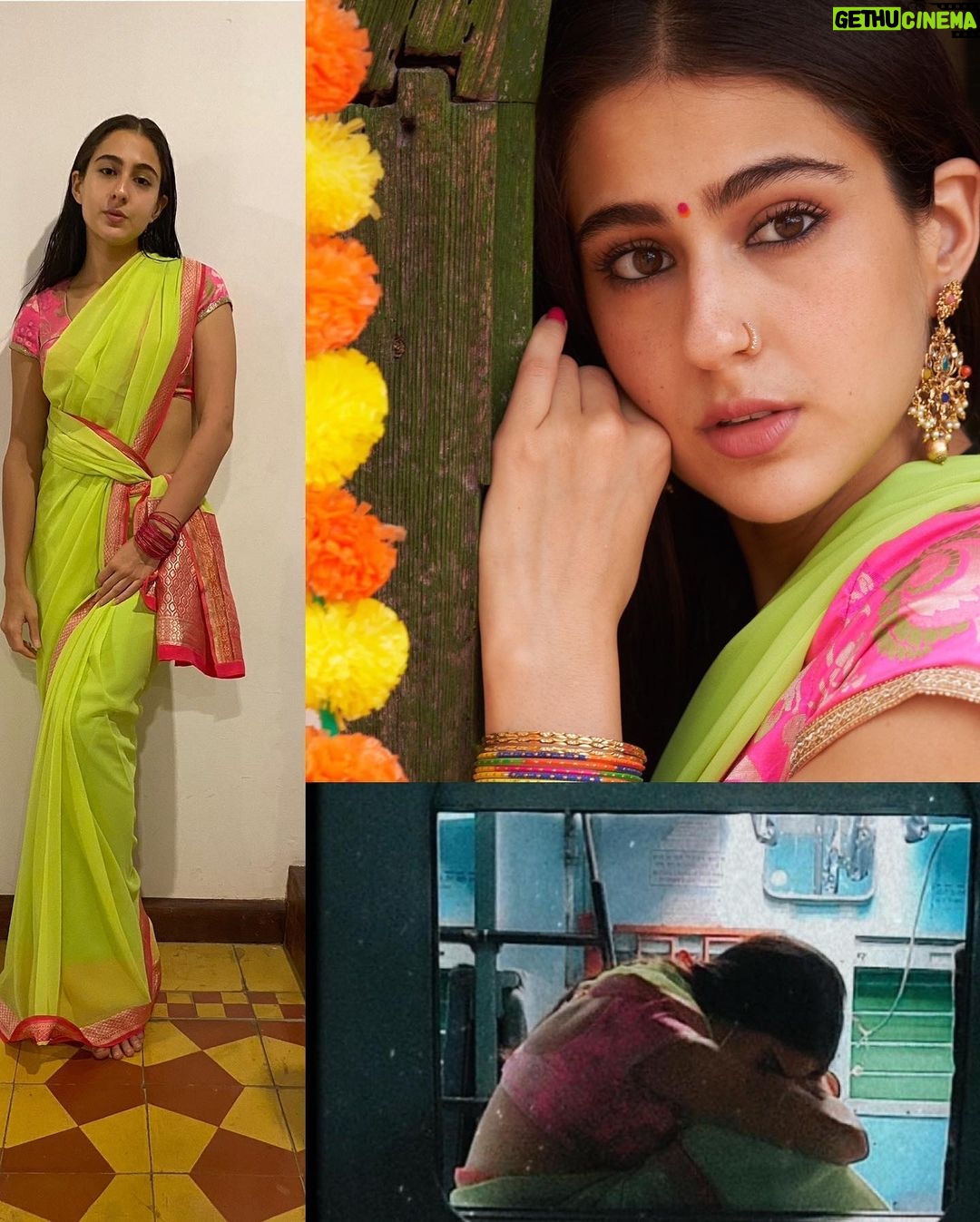 Sara Ali Khan Instagram - 2 years to Atrangi Re ๐๐๐ From before lockdown, in another time ๐ญ Bihar was Rinkus- she was mine ๐ซ So lucky that @dhanushkraja and @akshaykumar sir and I could align ๐ And make something so special, so divine โฎ๏ธ ๐ Thank you @aanandlrai for giving us so much love & making us shine โจ