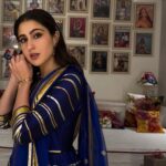 Sara Ali Khan Instagram - When you pose behind poses 💁🏻‍♀️ & when your friendships blossom like a garden of roses 🌹 & then your photogenic friend proposes 📸 That we pose & post and everyone knows it 👯‍♀️ 👗: @abujanisandeepkhosla 💄: @vardannayak 💇‍♀️: @the.mad.hair.scientist