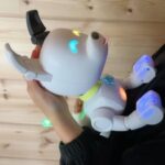 Sara Parikka Instagram - mainos @amo_toys ARVONTA! 💕 🐒 Varmasti monelle on tuttuja supersuositut Fingerlings apinat 😍 Fingerlings on suloinen, interaktiivinen apinaystävä, joka kulkee helposti mukana 💕 Se reagoi ääneen, liikkeisiin ja kosketukseen silmien räpyttelyllä, pään käännöksella ja apinan naurulla. Fingerlings:illä on yli 70 erilaista ääntä/reagointia 👏🏼😍 ja sen päässä on pieni pehmeä turkki, jota on ihana silittää. ☝🏼kuvat: 1-4 🐶 Päästiin tutustumaan apinoiden lisäksi interaktiiviseen robottikoiraan. Dog-e aktivoituu silittämällä päätä, koskettamalla kuonoa tai leikittämällä koiraa. Se oppii erilaisia temppuja ja kommunikoi hännän viesteillä 😍 kurkkaa ylhäältä video☝🏼 josta näkee ja kuulee miten tämä robottikoira sulatti samantien meidän lasten sydämet! ☝🏼kuvat: 5-7 arvonta: Kerro olisiko interaktiivinen apinaystävä mieluinen? 😍 saan arpoa NELJÄ Fingerlings apinaa (kuva 4), joten neljä voittajaa luvassa. Arvon voittajan 01.11. ja ilmoitan dm viestillä. Instagram ei osallistu arvontaan. Lelujen ikäsuositus +5