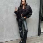 Sara Sampaio Instagram - Dogs, cappuccinos and @alo Los Angeles, California